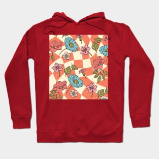 Terracotta Vintage Flowers Hoodie